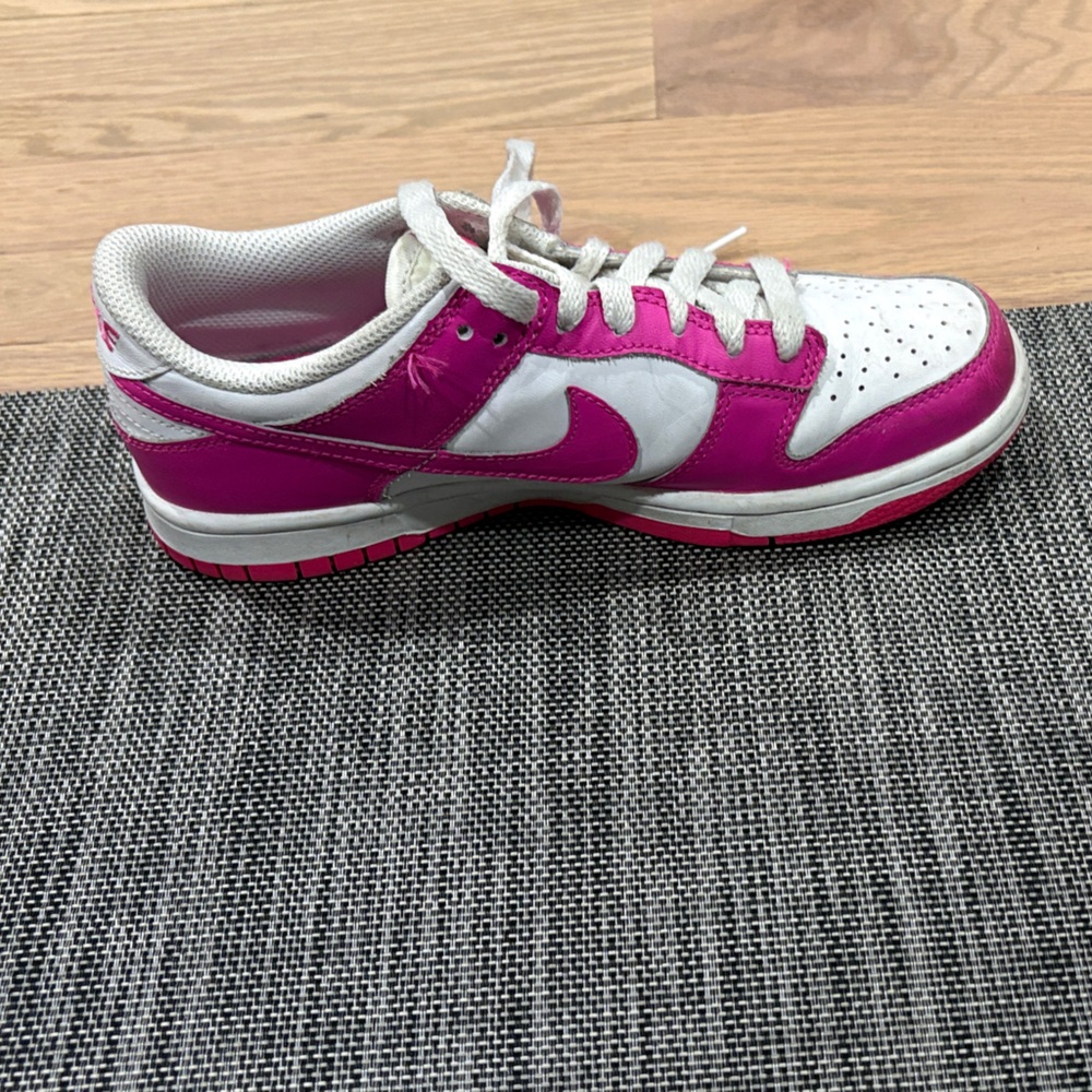 Nike kids Fuchsia and White Sneakers